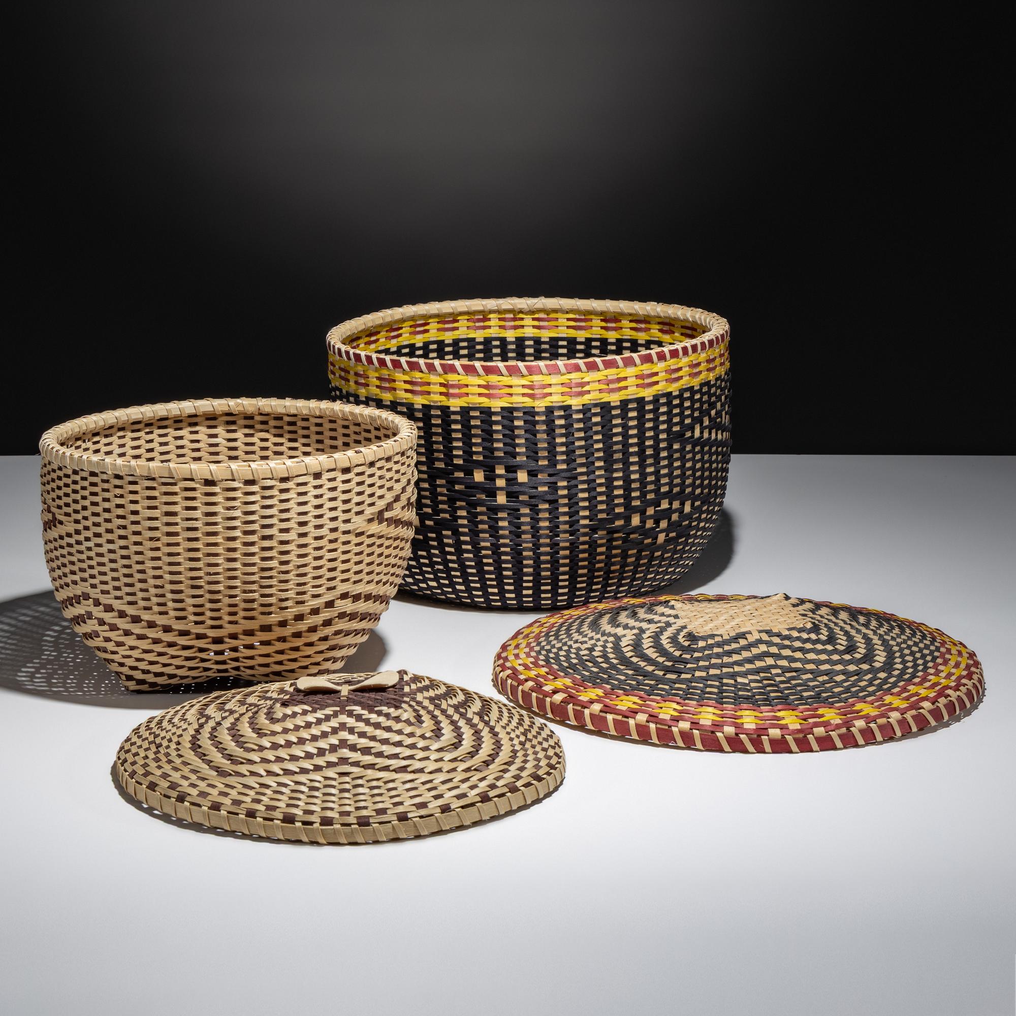 Lidded Spit Ash Baskets 2006 and 2012