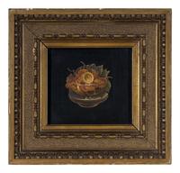 An Italian Micromosaic Picture of a Glass Bowl of Fruit