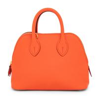 HERMÈS, MINI BOLIDE IN ORANGE CHÈVRE