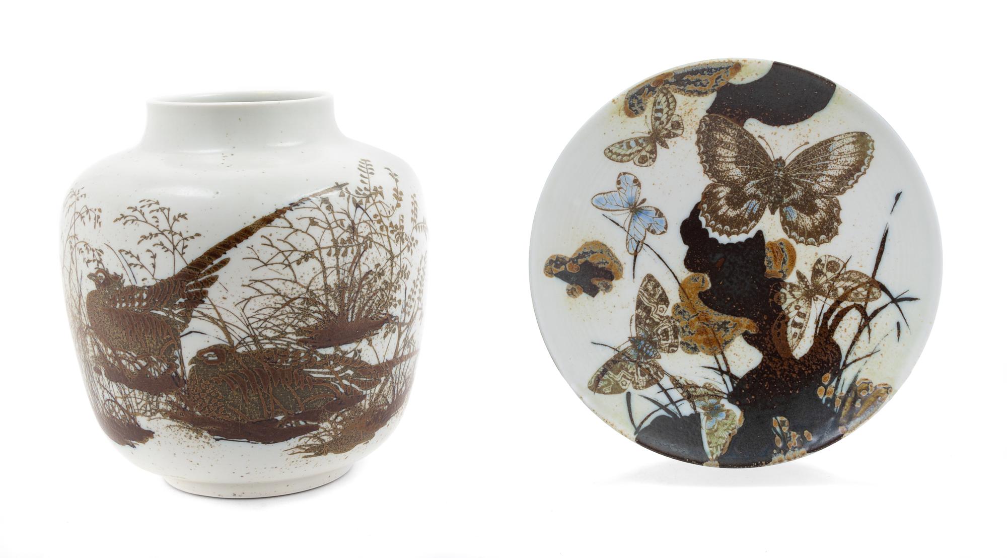A Group of Royal Copenhagen Stoneware Articles