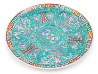A Partial Set of Chinese Famille Rose Porcelain Tea Service
