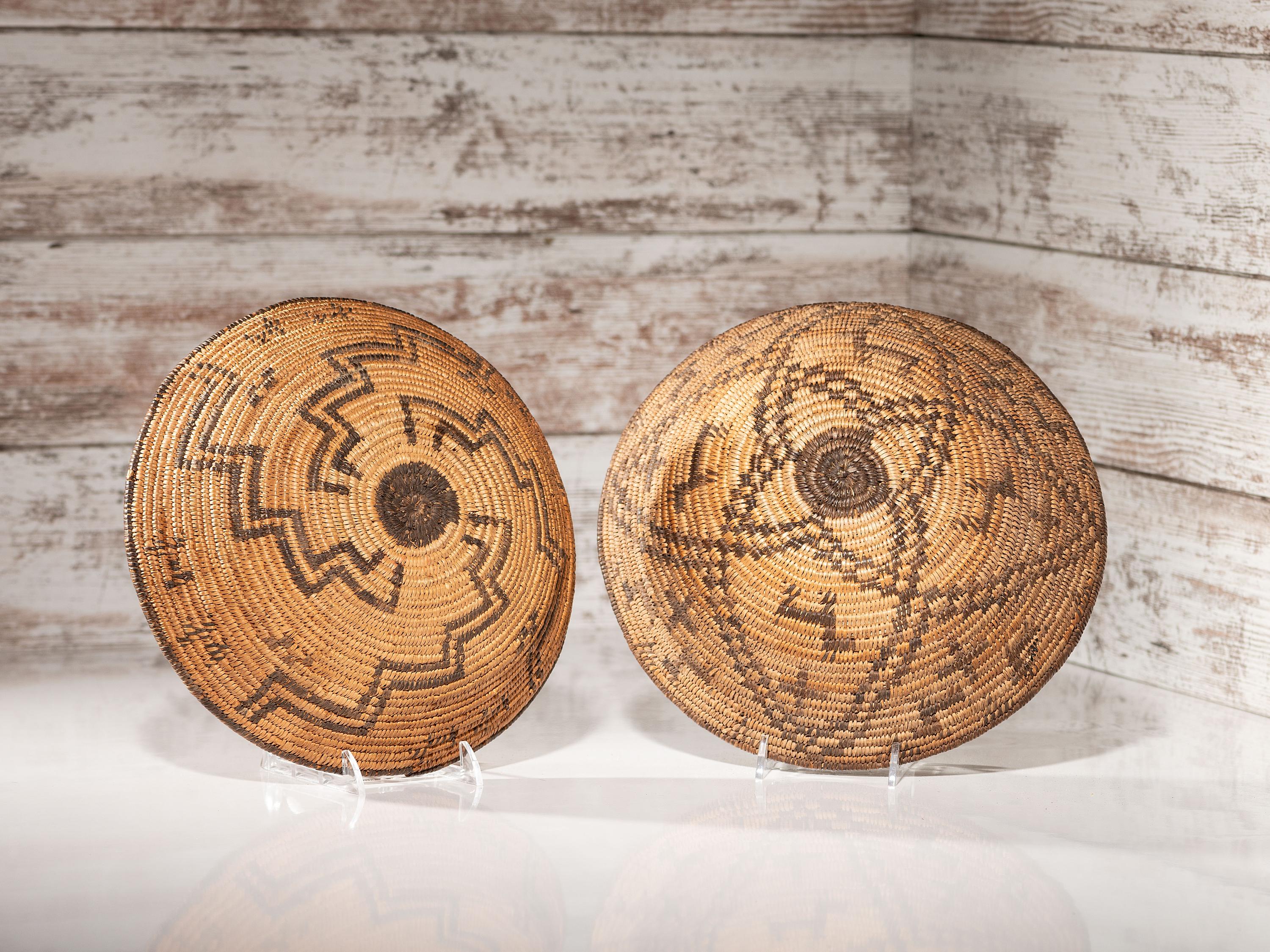 Apache Figural Baskets, with Dogs