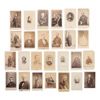 [Civil War] Group of 96 Carte de Visites of Politicians and Other Personalities