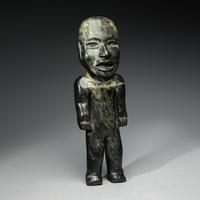 A Teotihuacan Serpentine Standing Figure