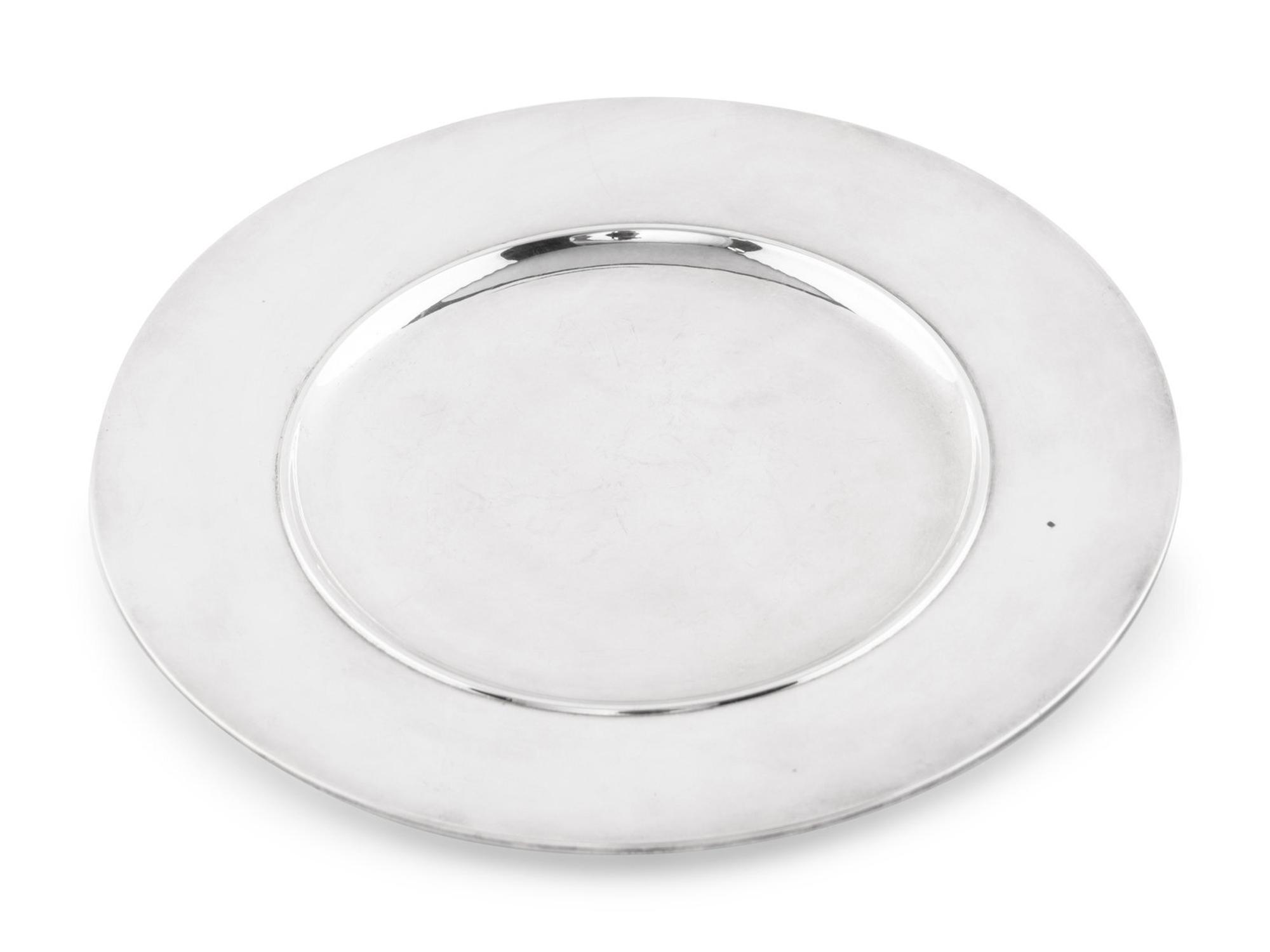 A Johan Rohde for Georg Jensen Silver Charger