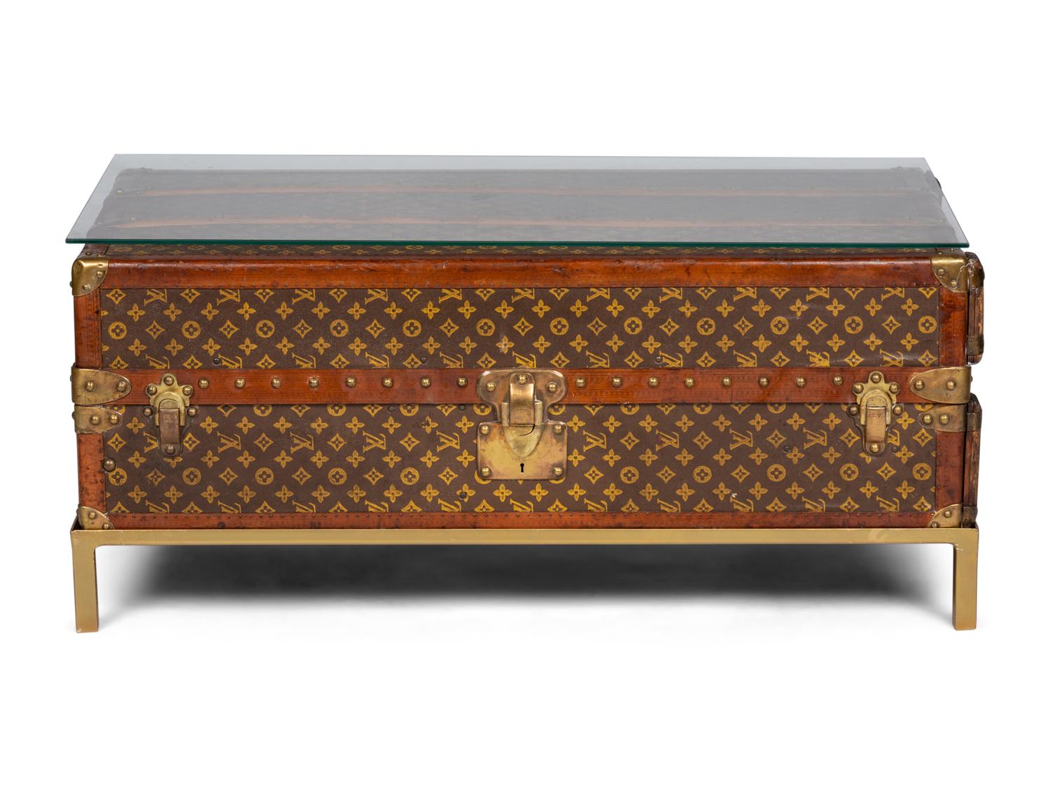 Louis Vuitton Malle-Armoire Steamer Wardrobe Trunk, Early 20th Century