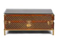 Louis Vuitton Malle-Armoire Steamer Wardrobe Trunk, Early 20th Century