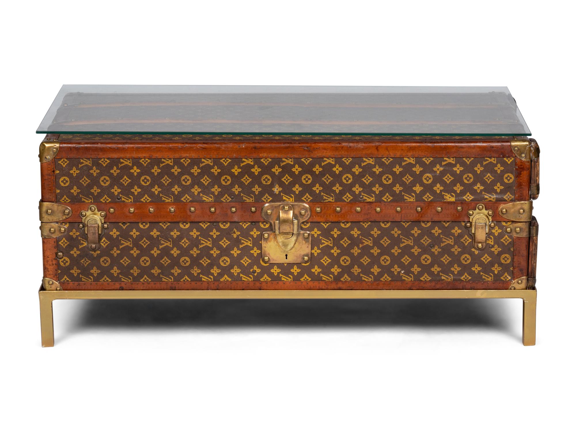 Louis Vuitton Malle-Armoire Steamer Wardrobe Trunk, Early 20th Century