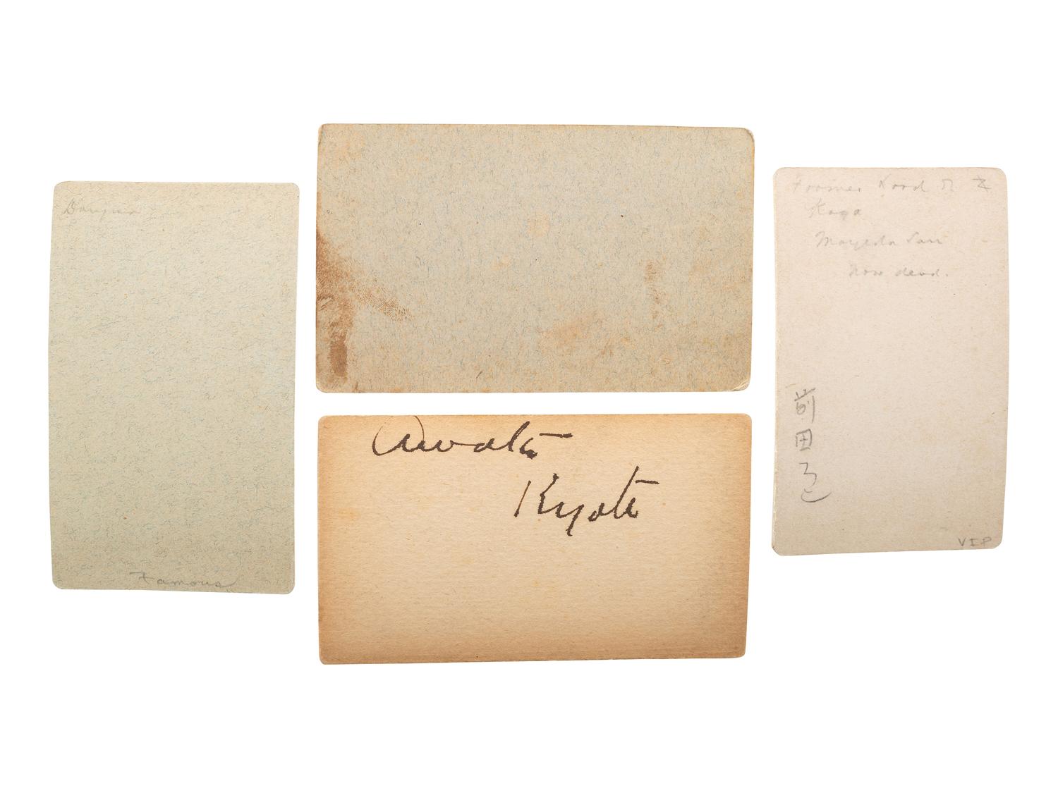 [EARLY PHOTOGRAPHY] -- [WESTERN AMERICANA]. A group of 10 CDVs, incl. Japanese examples and a carte of the third US Post Office in San Antonio, located inside Gamble's Book store on Commerce Street.