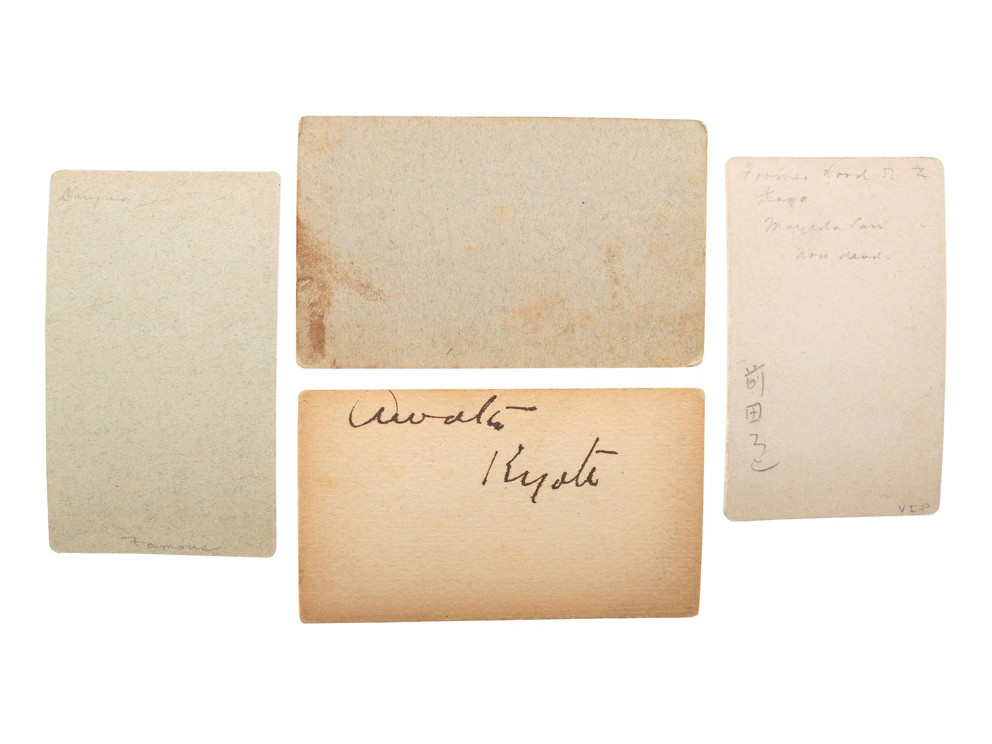 [EARLY PHOTOGRAPHY] -- [WESTERN AMERICANA]. A group of 10 CDVs, incl. Japanese examples and a carte of the third US Post Office in San Antonio, located inside Gamble's Book store on Commerce Street.