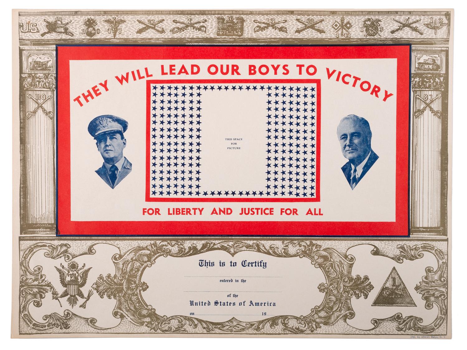 [WORLD WAR II]. Ephemera related to Douglas McArthur [ With :] Arthur MacArthur and WWII ephemera.