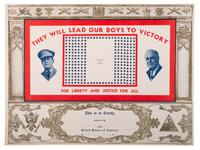 [WORLD WAR II]. Ephemera related to Douglas McArthur [ With :] Arthur MacArthur and WWII ephemera.