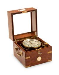 A Scottish Mahogany Cased Three-Day Ship's Chronometer