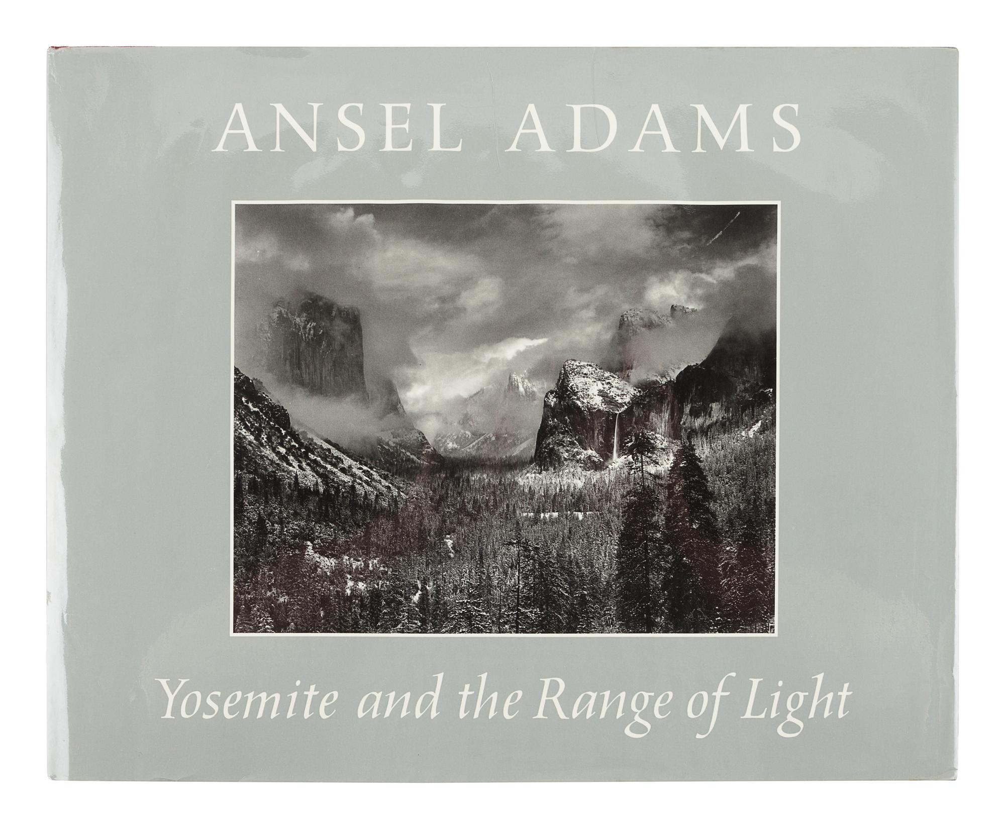 ADAMS, Ansel (1902-1984). Yosemite and the Range of Light . Boston: New York Graphic Society, 1979.