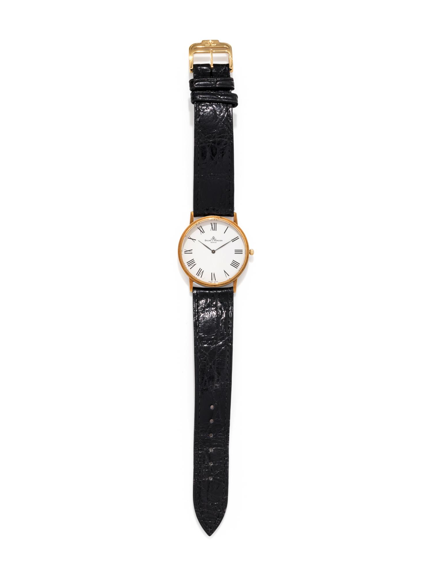 BAUME & MERCIER, 18K YELLOW GOLD WRISTWATCH