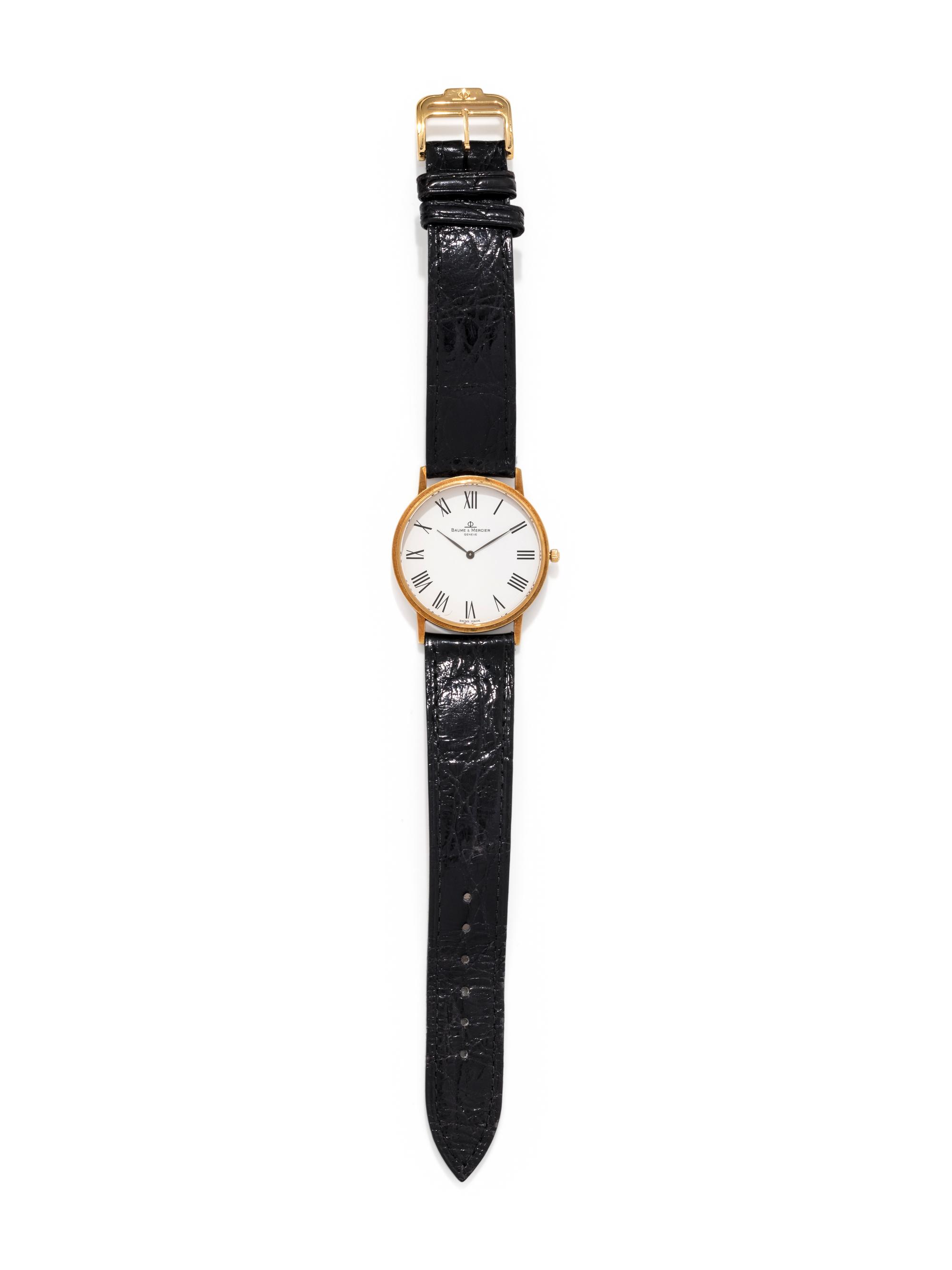 BAUME & MERCIER, 18K YELLOW GOLD WRISTWATCH
