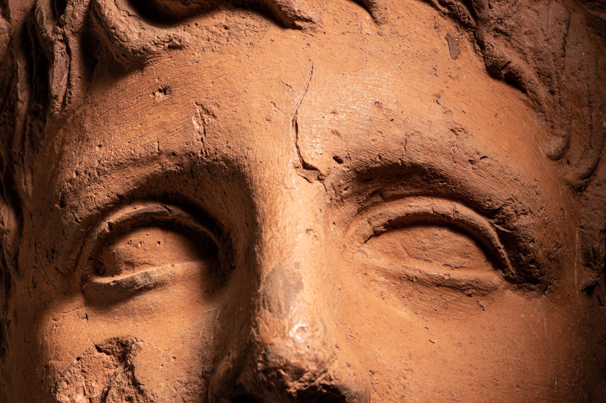 An Etruscan Terracotta Votive Head