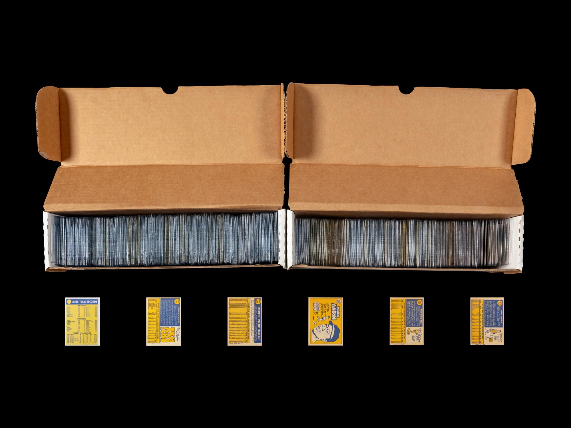 A Partial Set of 1970 Topps Baseball Cards (648/720)