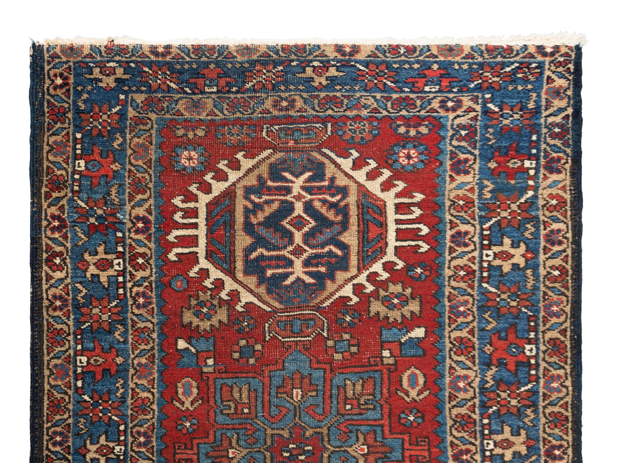 A Heriz Wool Runner
