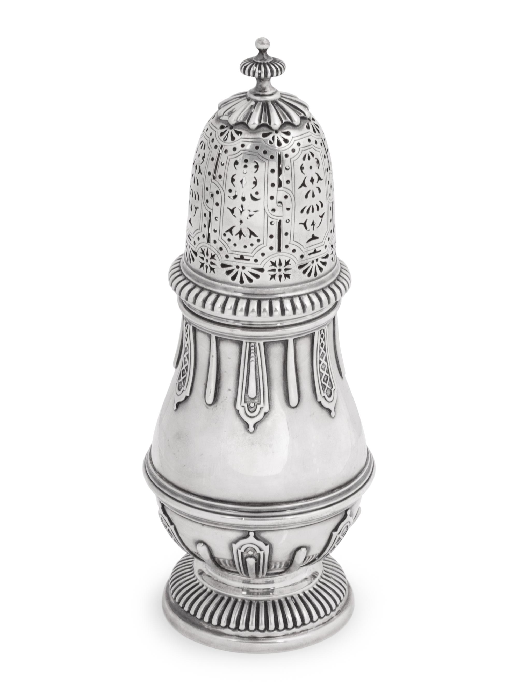 An English Silver Sugar Caster