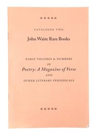 MONROE, Harriet, editor. Poetry: A Magazine of Verse. Chicago: Seymour, Daughaday and Company, 1912-1916.