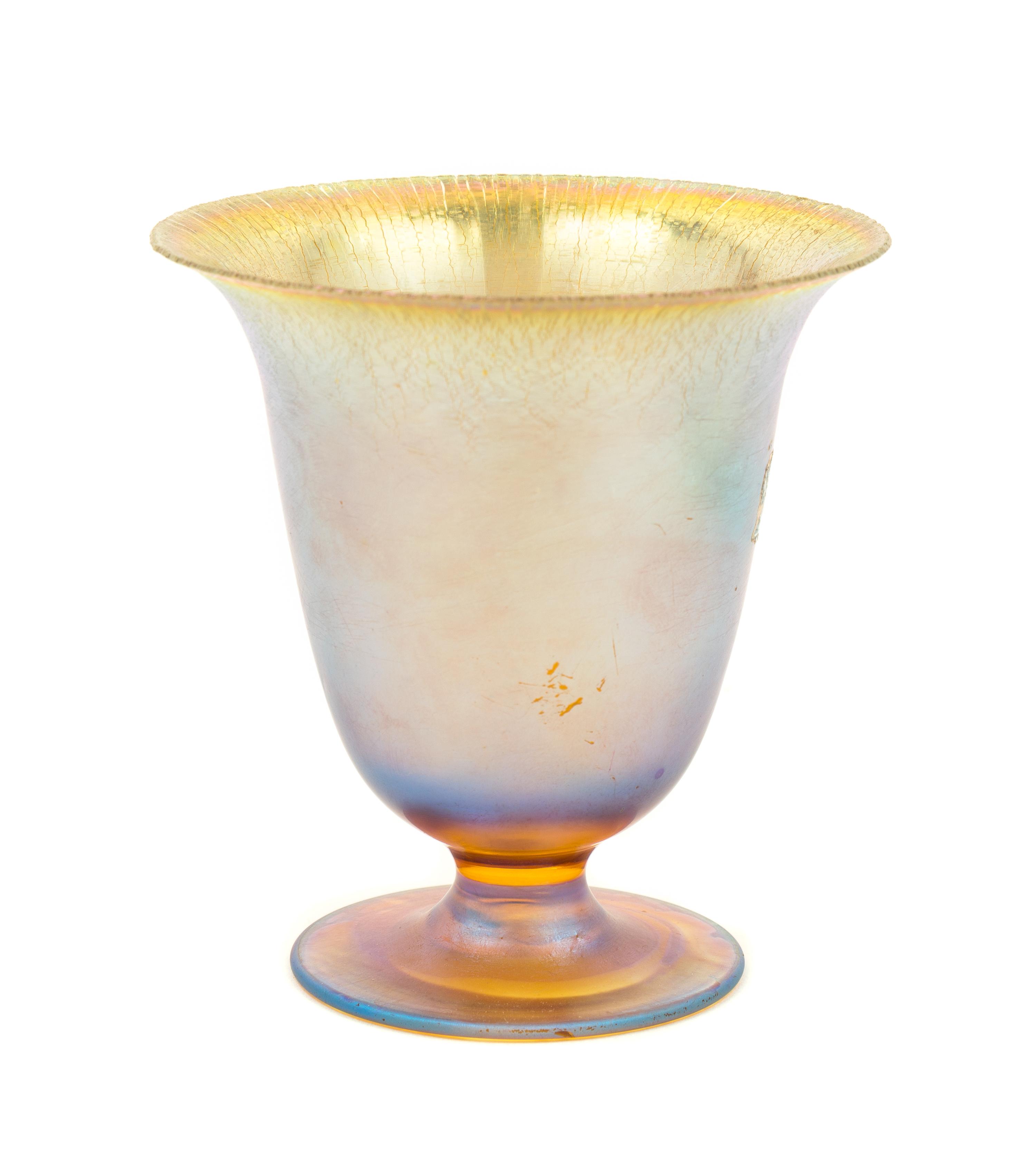 Württembergische Metallwarenfabrik (WMF), Germany, FIRST HALF 20TH CENTURY, a Myra-Kristall footed bowl