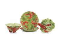A Collection of Royal Bayreuth Lobster Table Wares