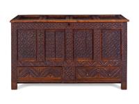 A Charles II Carved Oak Chest