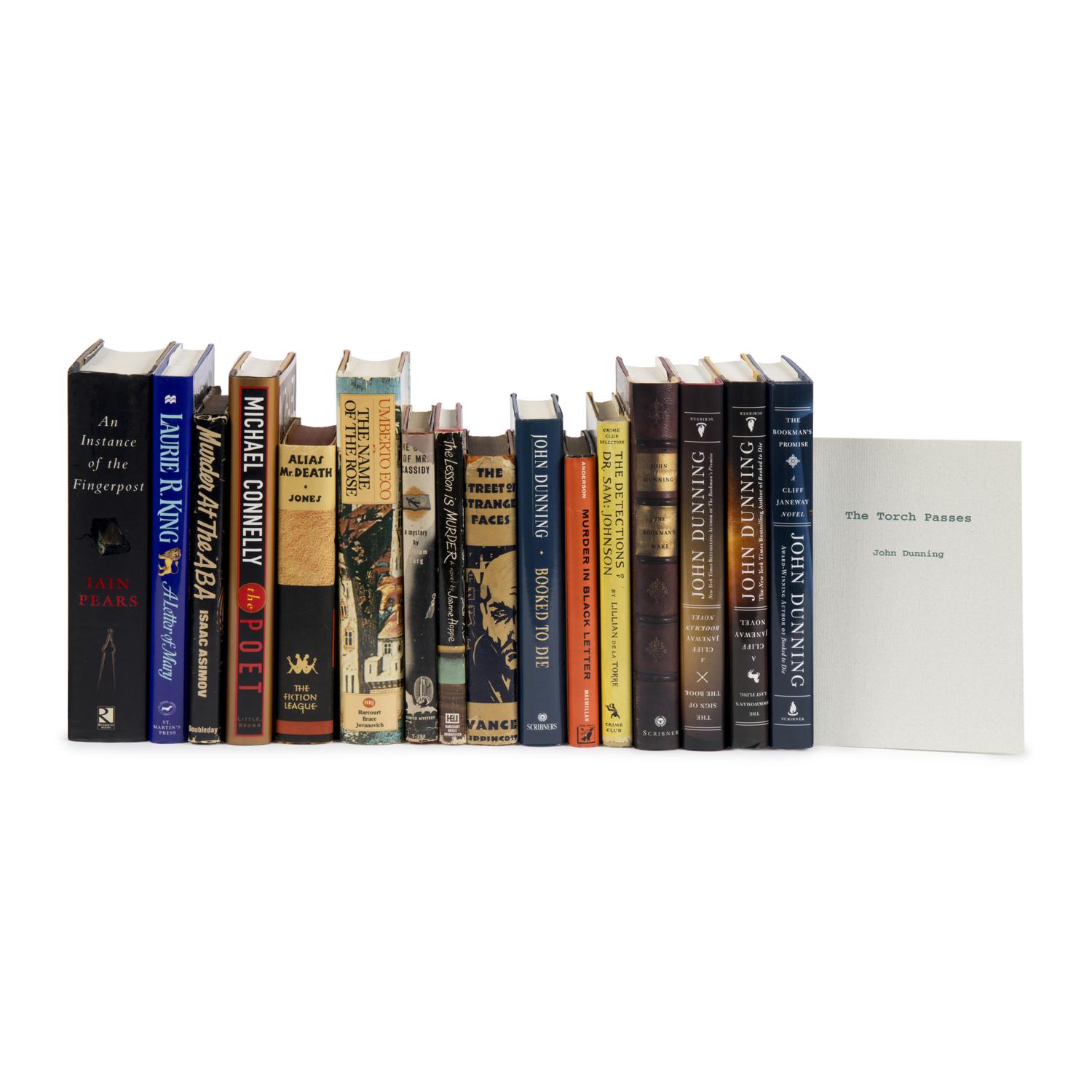 [Literature]. A group of 154 bibliomystery titles, including: