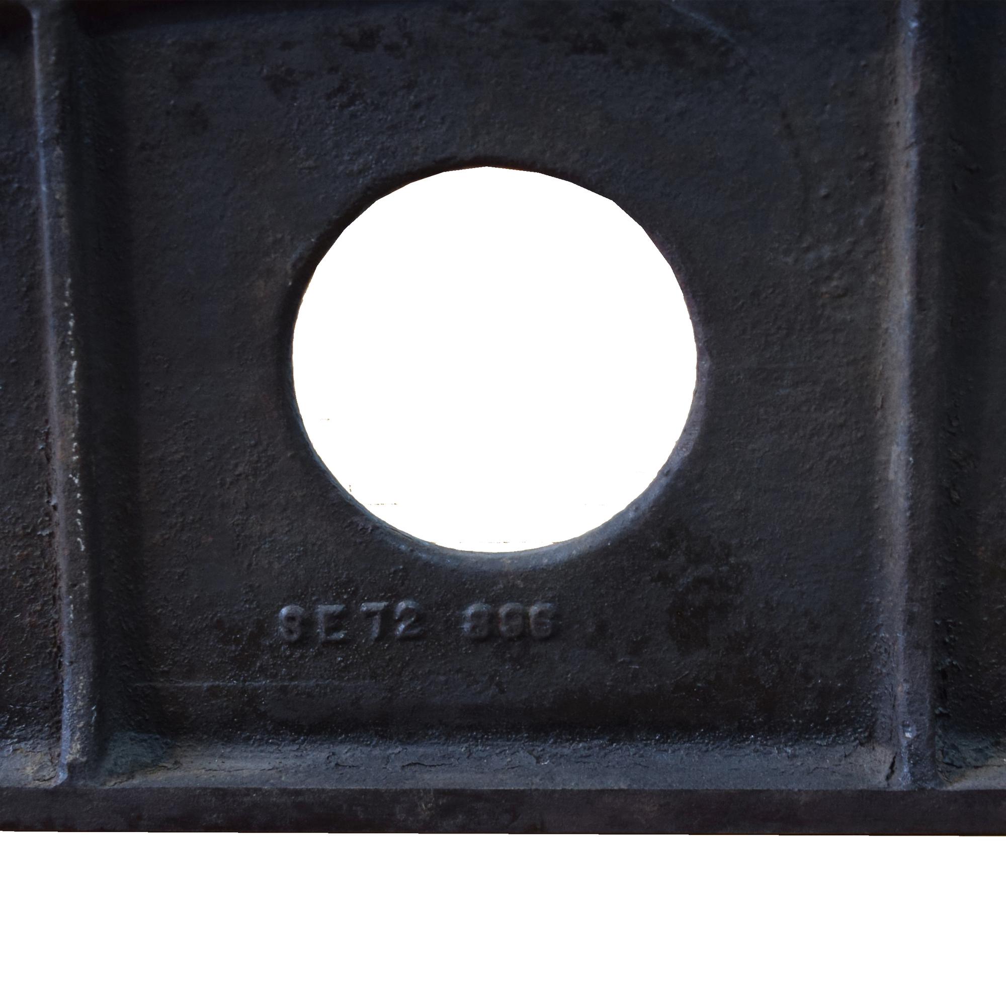 An Industrial Cast Iron Tool 72" W x 3" D x 12" H — United States, Circa 1900