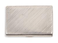 A Russian Silver Cigarette Case