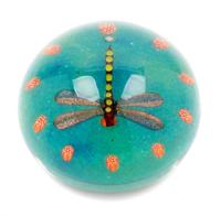 Paul Yasart, (Spanish, 1904-1991), Paperweight with Dragonfly Motif