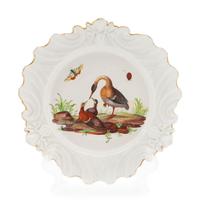 A Chelsea Porcelain Silver Shape Plate — C. 1755