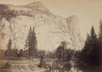Carleton Eugene Watkins, (American, 1829-1916), North Dome, Royal Arches, Washington Column Half Dome, 4967 ft. Section of Grizzly Gian