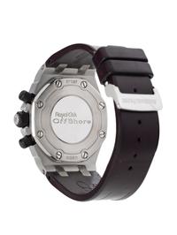 AUDEMARS PIGUET, REF. 26048 STAINLESS STEEL 'ROYAL OAK OFFSHORE' 'PLUM' WATCH WITH FACTORY DIAMOND BEZEL, EXTRACT FROM THE ARCHIVE