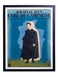 A Movie Poster for the Film Journal d'un curé de campagne