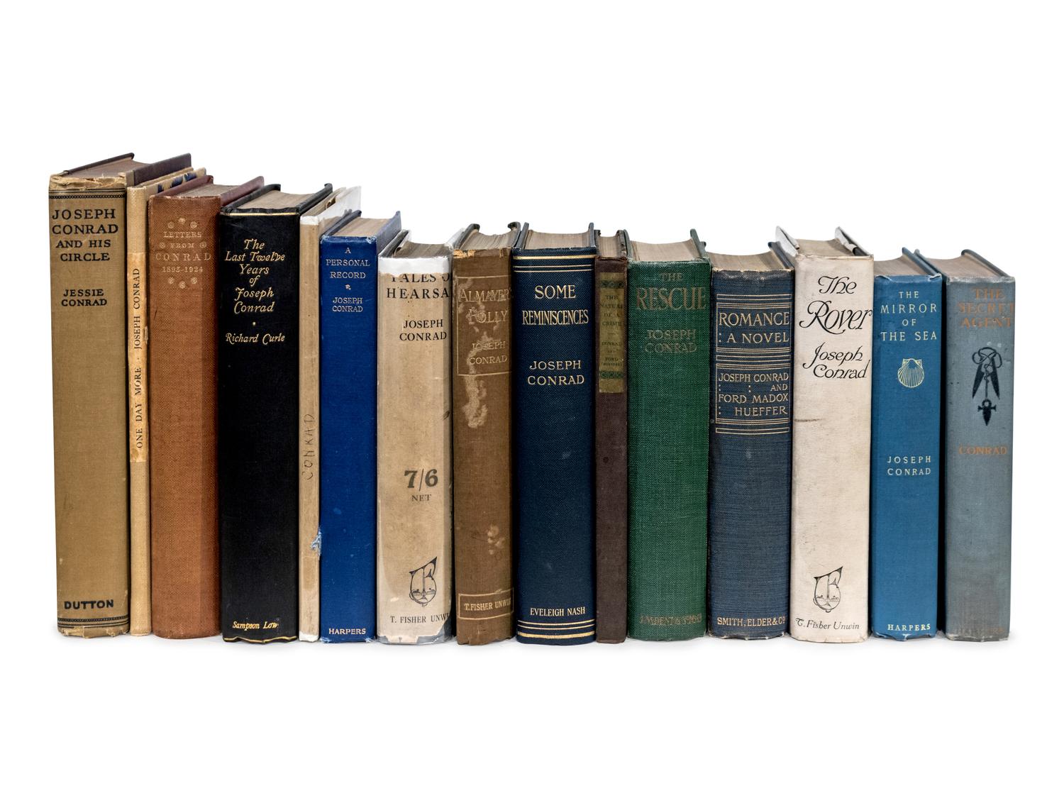 A Collection of 25 Joseph Conrad First Editions and a Collection of 8 Books About the Author