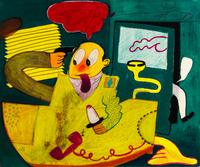 Peter Saul, (American, b. 1934), Head Office, 1963
