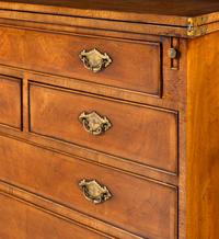 A Georgian Style Walnut Bachelor's Chest