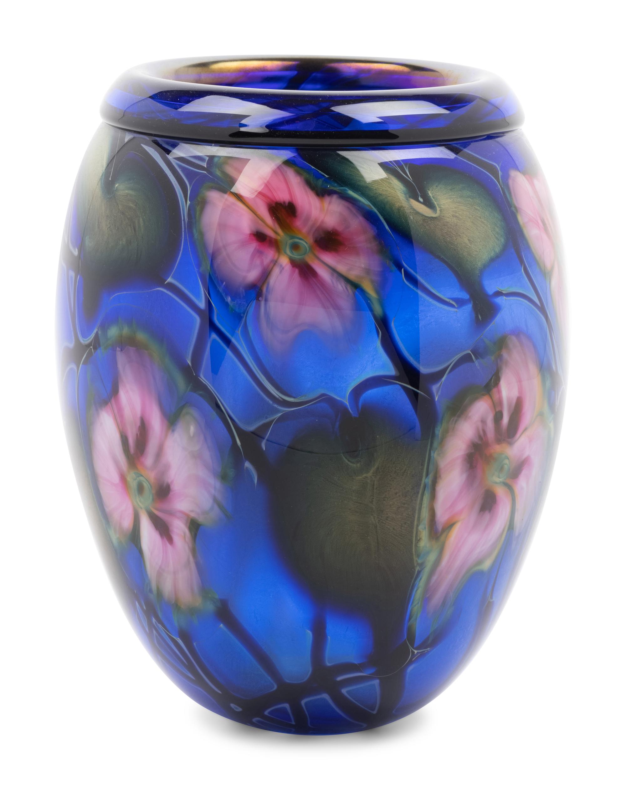 A Charles Lotton Glass Vase