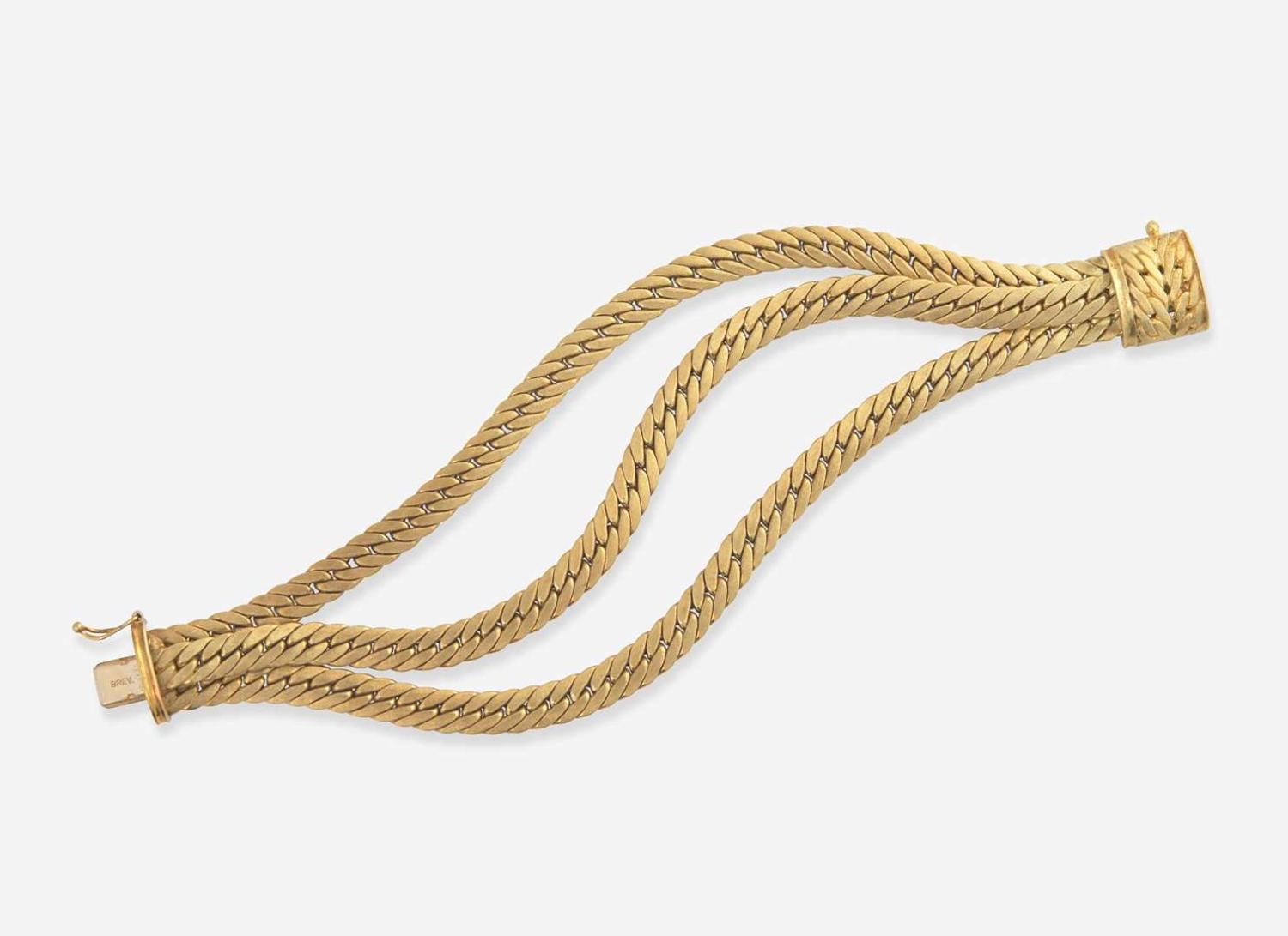 A 14K Yellow Gold Bracelet