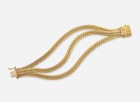 A 14K Yellow Gold Bracelet