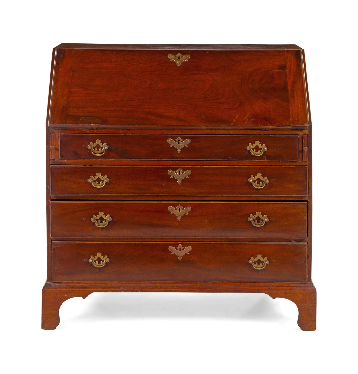 A Federal Mahogany Slant-Front Desk