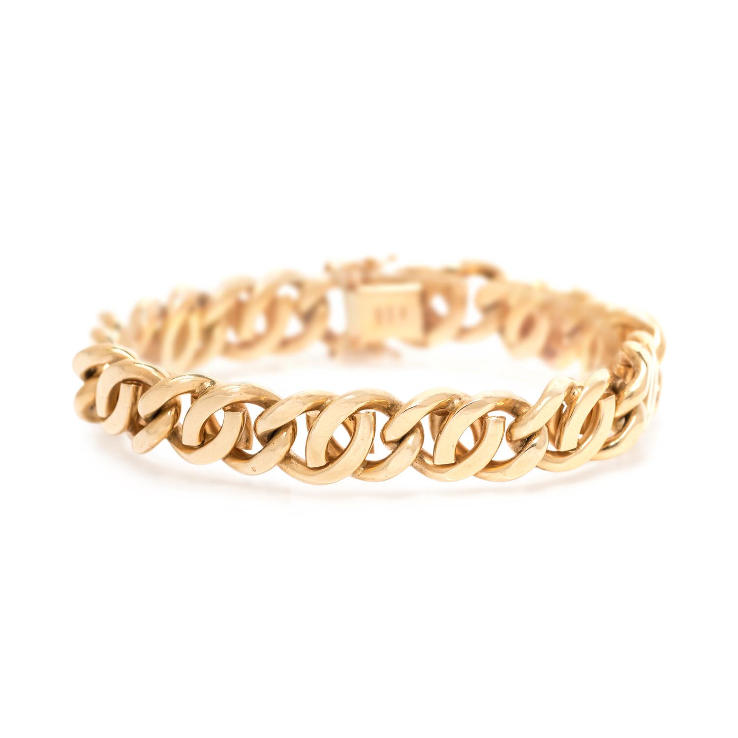 YELLOW GOLD BRACELET