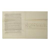 [African-Americana] (Bacon, Benjamin C.) Massachusetts Anti-Slavery Society Printed Circular
