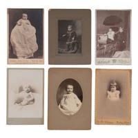 [EARLY PHOTOGRAPHY - PORTRAITURE]. A group of portraits of infants and children, comprising: