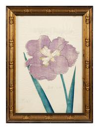 A Group of Six Japanese Color Lithographs from the Yokohama Seed Company