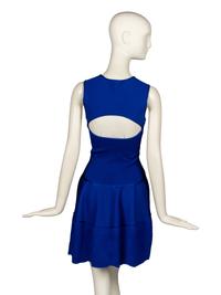 Roberto Cavalli, Blue Knit Dress
