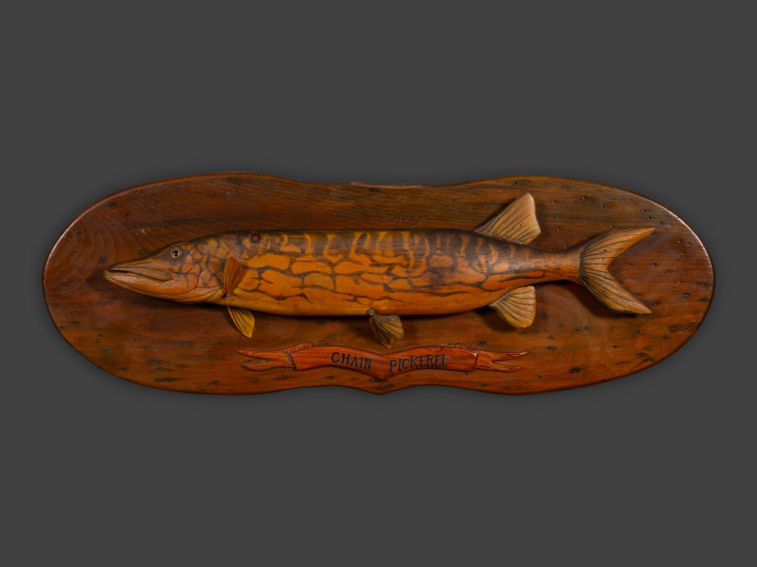 Three Mounted Fish Trophies