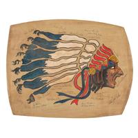 Lafayette Escadrille Signed Piece of Aircraft Skin